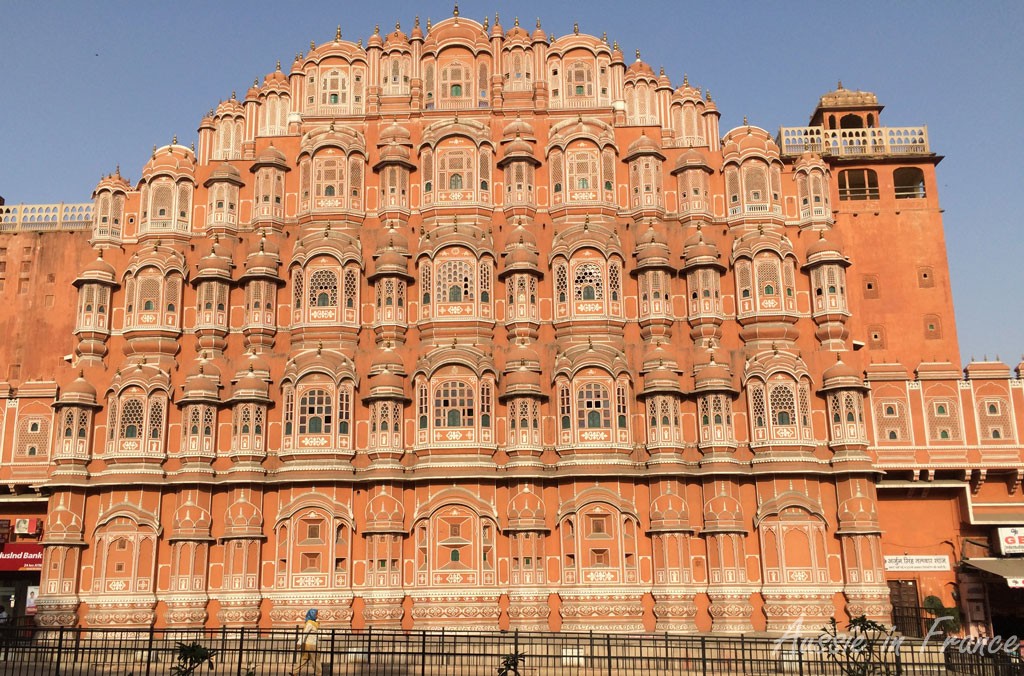 Mawal, the Palace of Breezes (sometimes called the Palace of Winds) in Jaipur