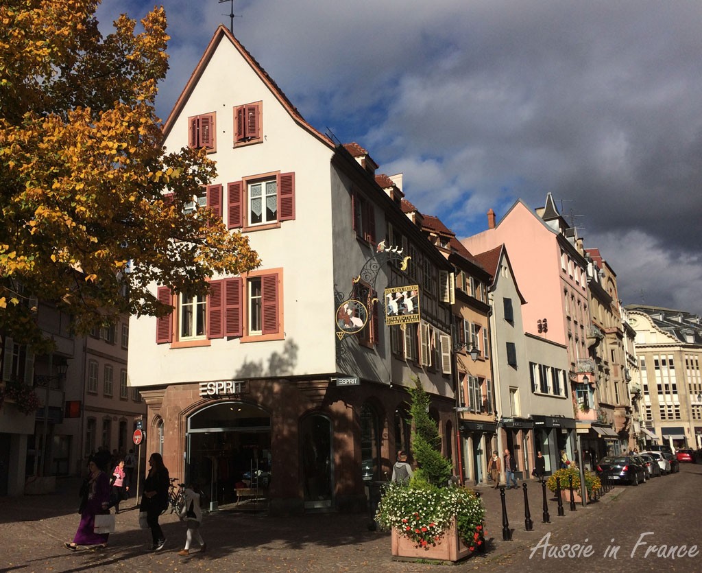 A typical street in Colmar