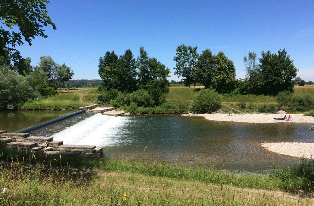 Sunbathers on the Ammersee