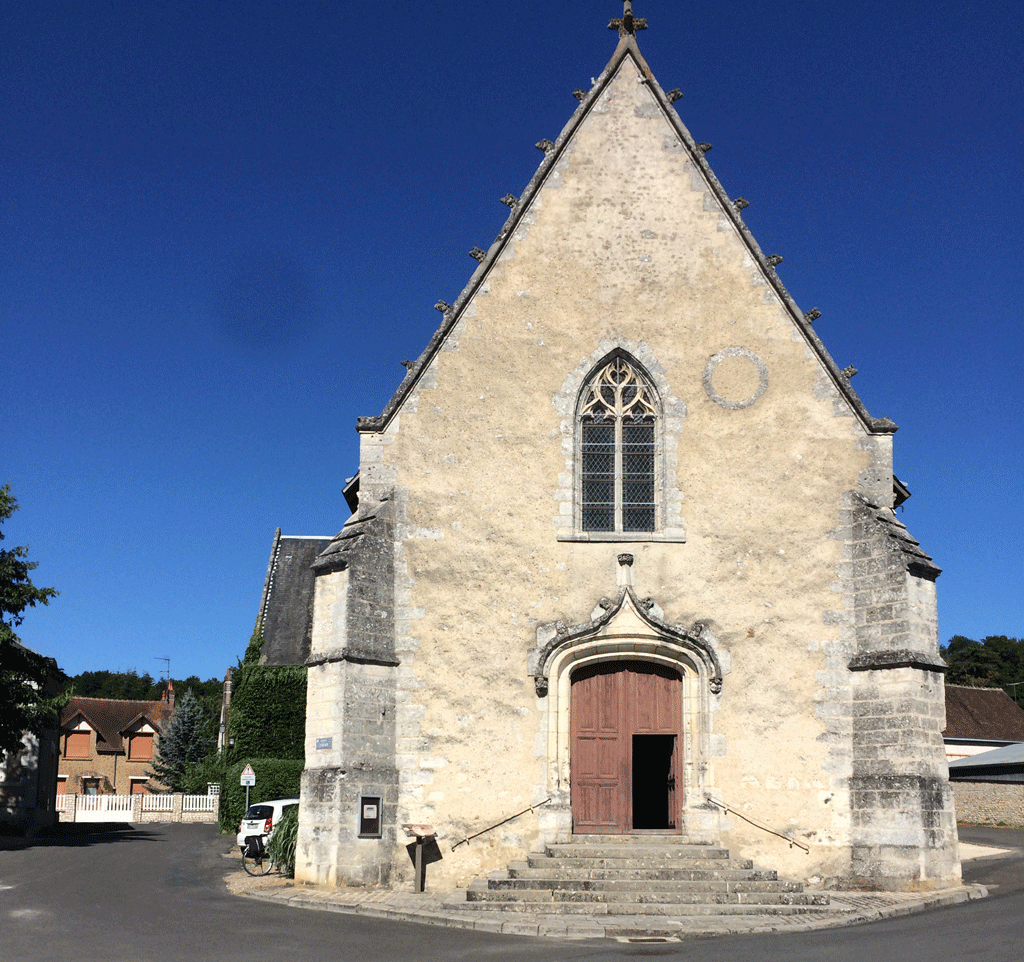 The church of Saint Hilaire in Villiers