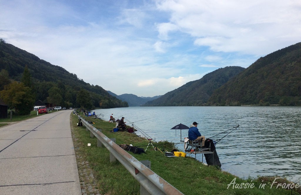 A fishing competition on the Danube