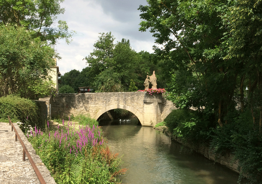 Baroque bridge over the