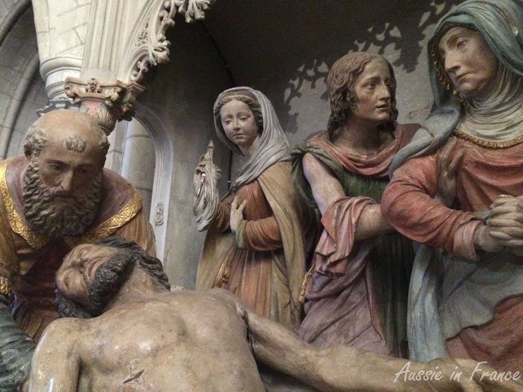 Joseph of Arimathea, St Veronica, St John the Evangelist and the Virgin Mary