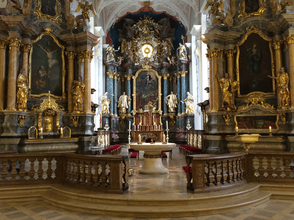 18th century baroque church of Heilig Kreuz