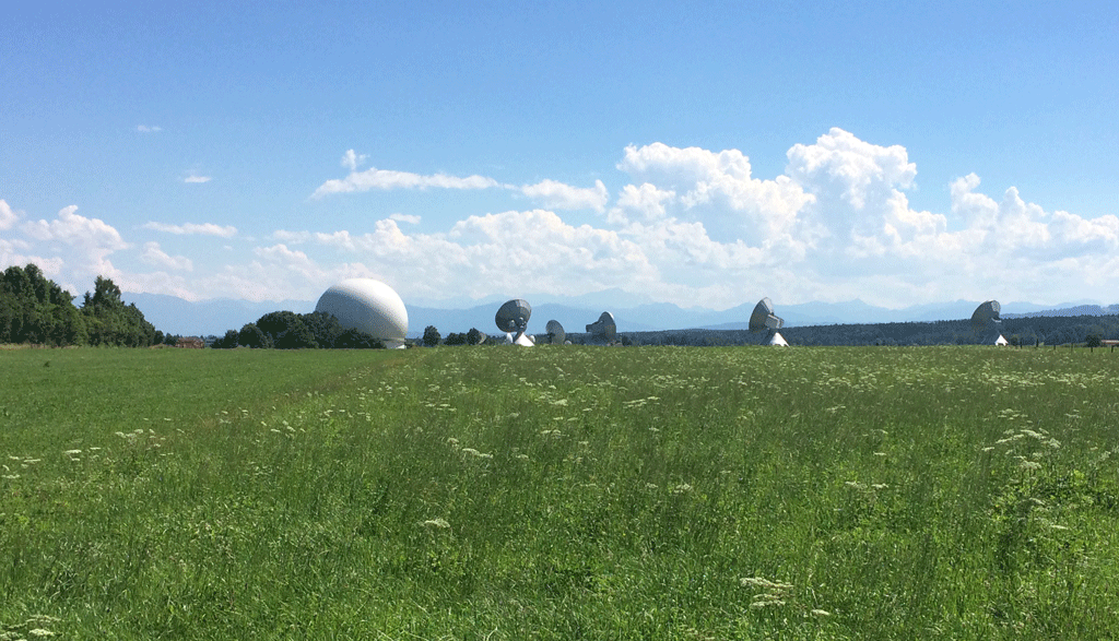 The telecommunications station in Raisting