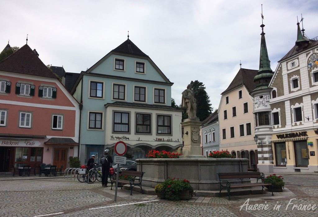 The historical centre of Grein