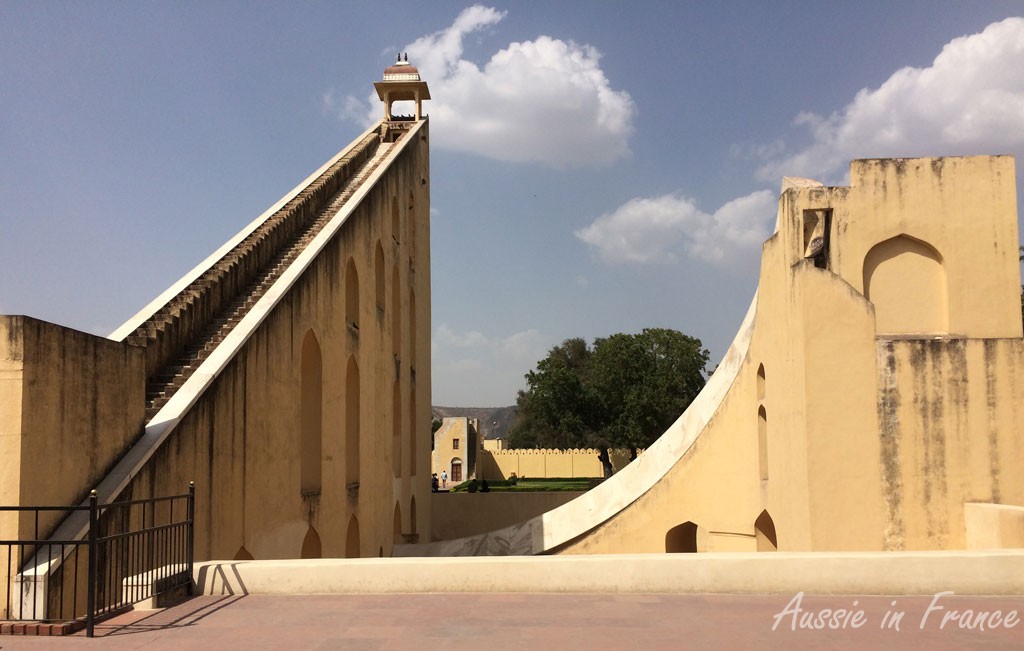 The largest sundial in the world at Jantar Mantar, Jaipur