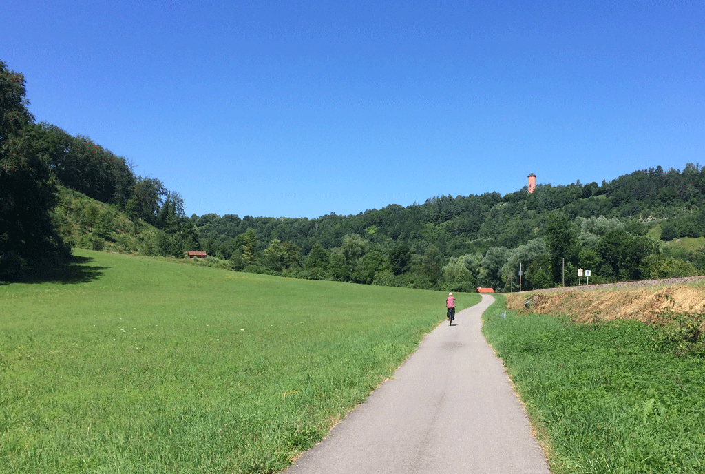 The tower on the hill near Horb