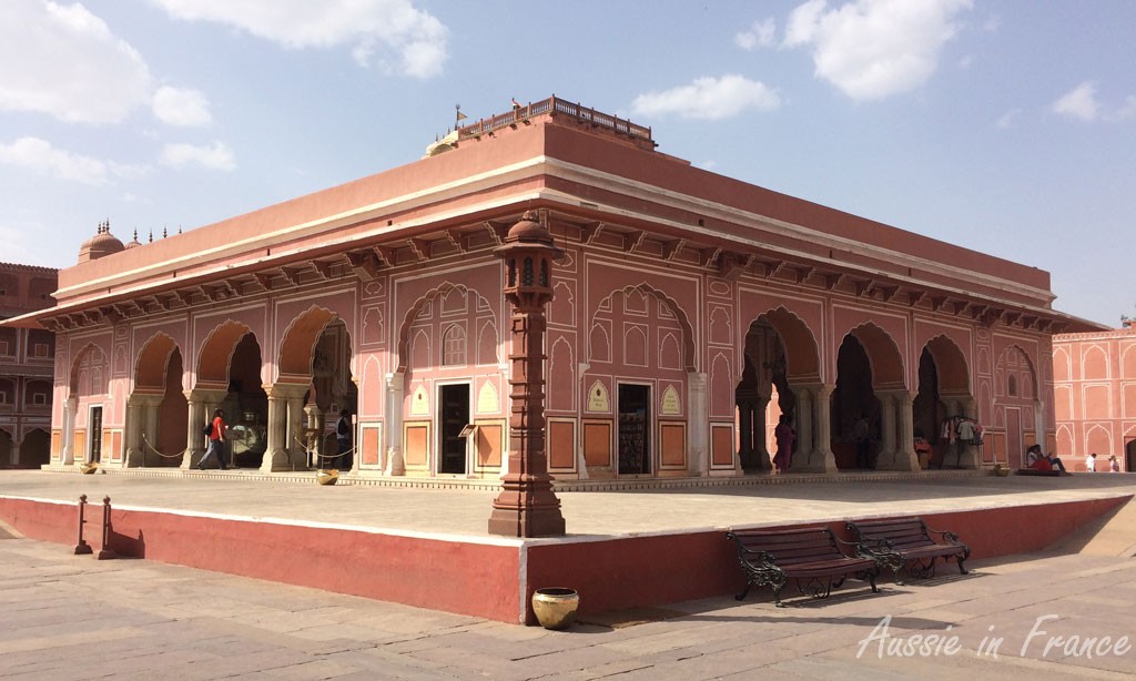 Public audience room at the City Palace in Jaipur