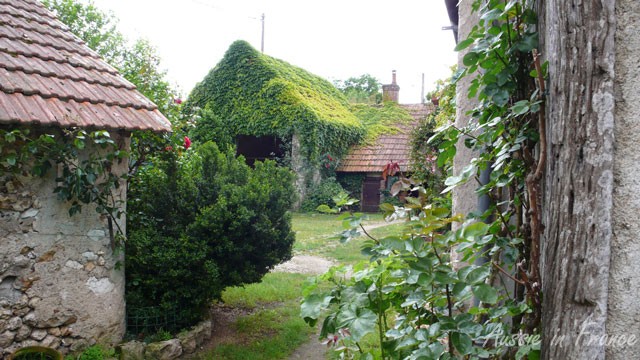 The barn next to the pigsty; the little house is on the left