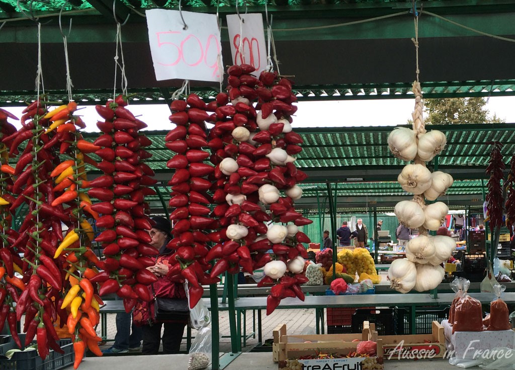 Paprika at the market