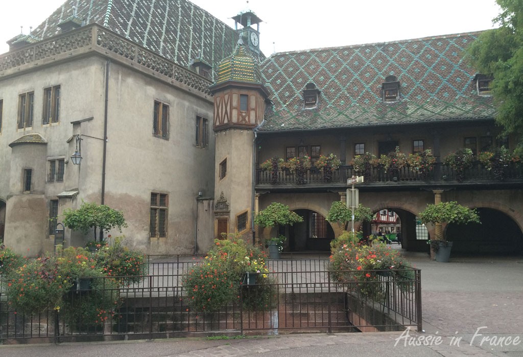 The inner courtyard