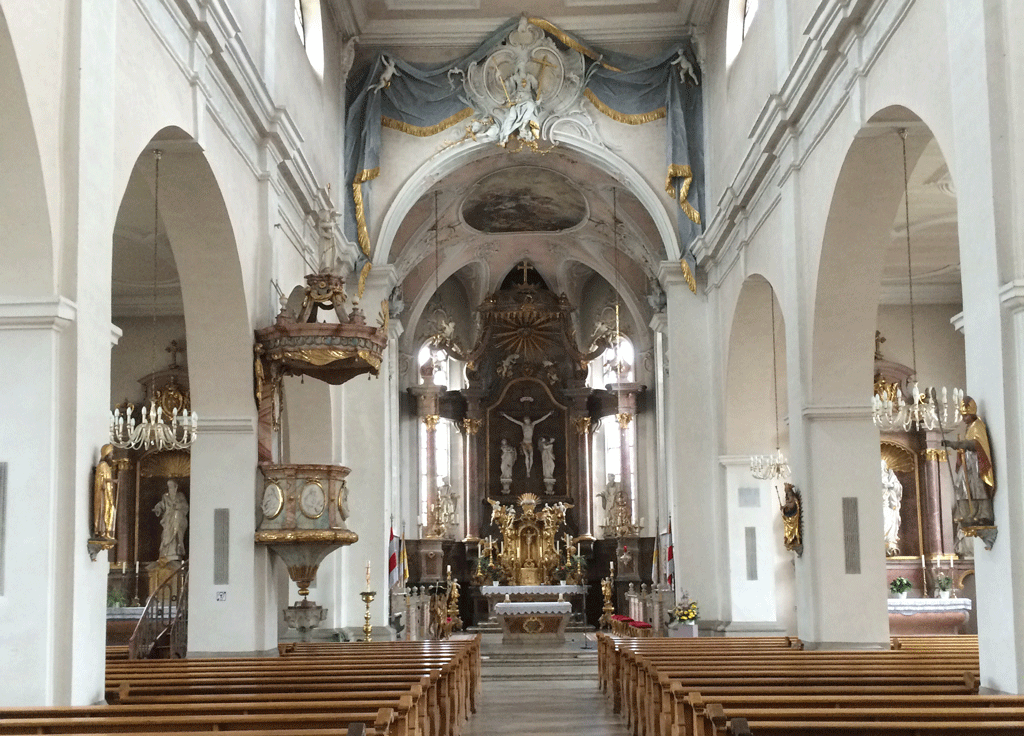 The little baroque church in Lauda-Königshofen