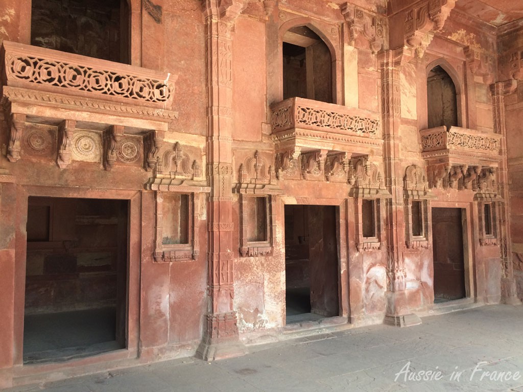 Inside one of the palaces