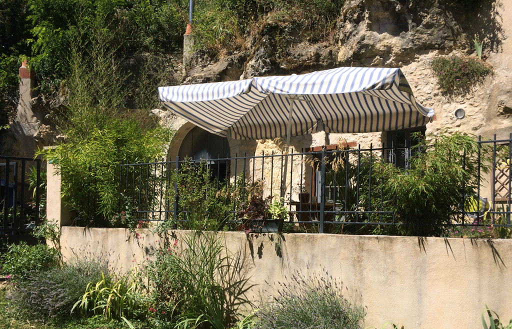 A troglodyte house that was originally a wine cellar