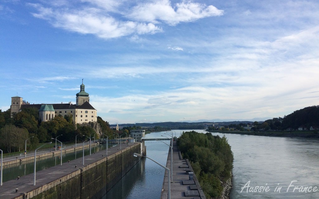 The view from the bridge between Persenbeug and Ybbs