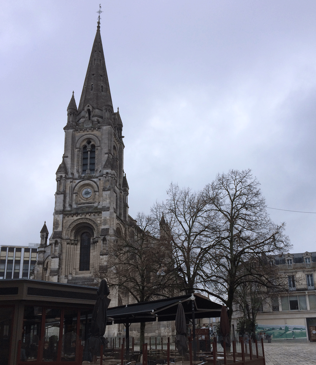 The church of Saint Martial in the centre of the city