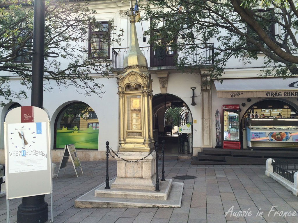 Tourinform in Pecs - hidden in an arcade as usual