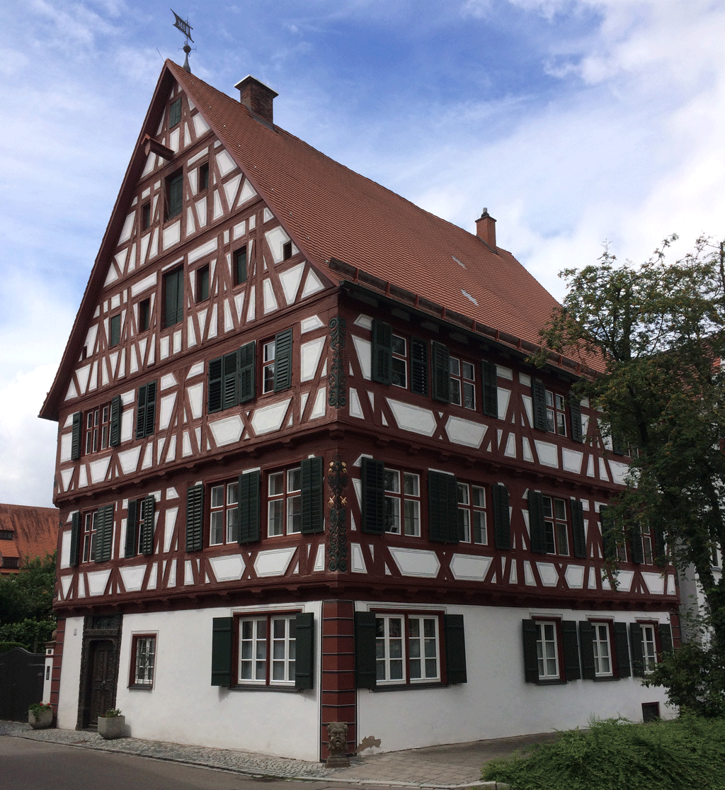 The corn storehouse built at the beginning of th 16th century, now used to contain everything needed for the childrens' pagent