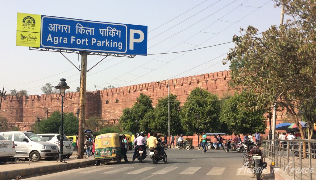 Arrival at Agra