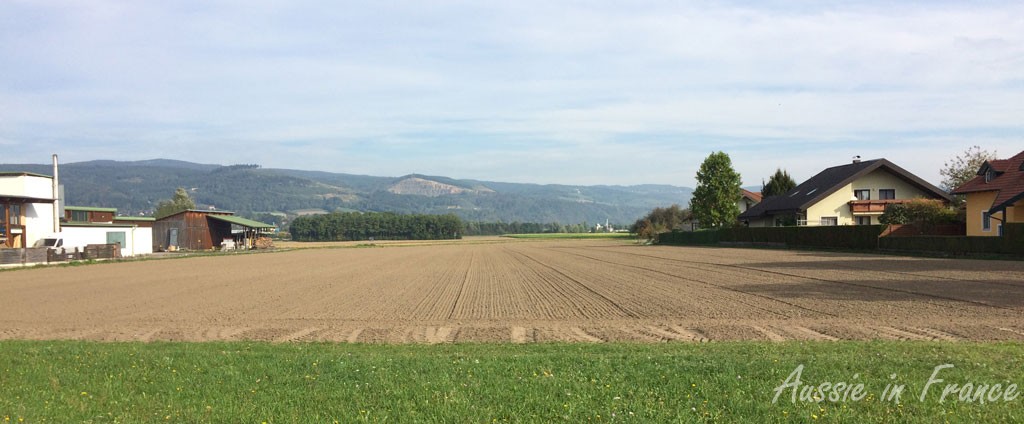 The view from the bike path into Hagsdorf