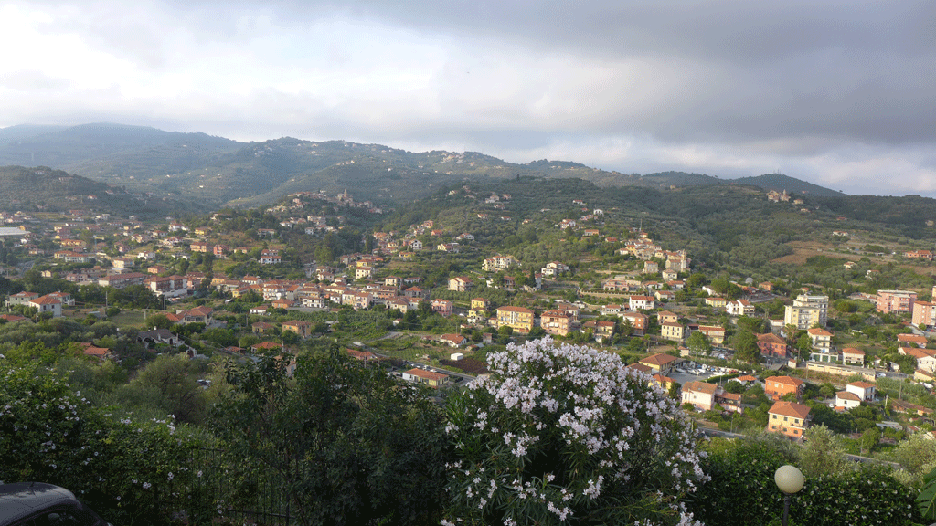 The view from our balcony in the other direction