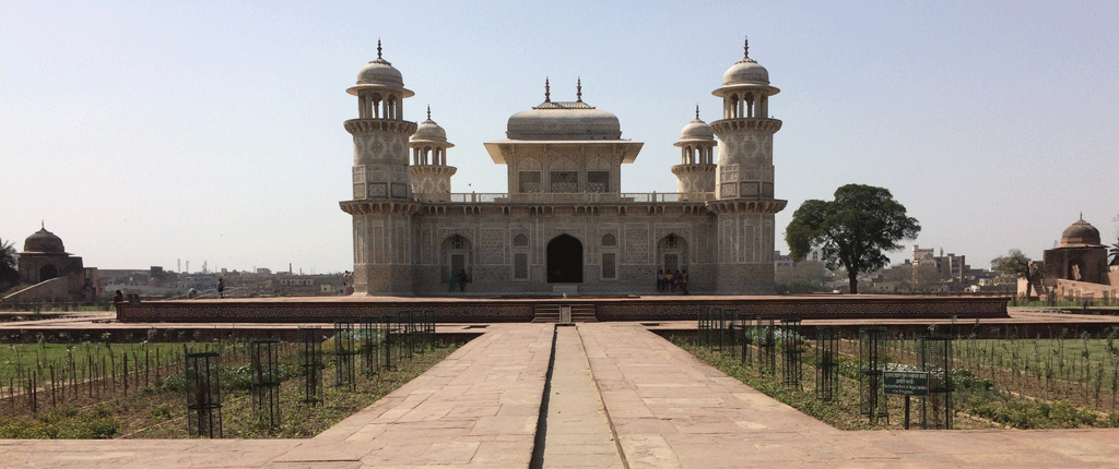 The white marble mausoleum