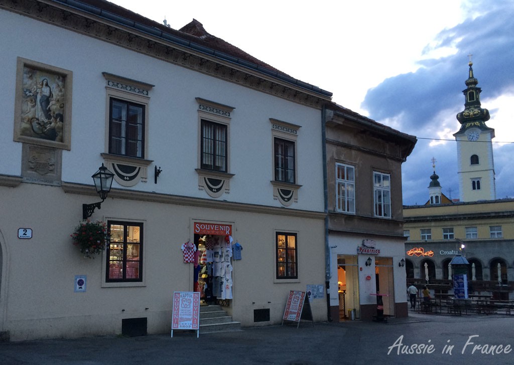 Zagreb at dusk