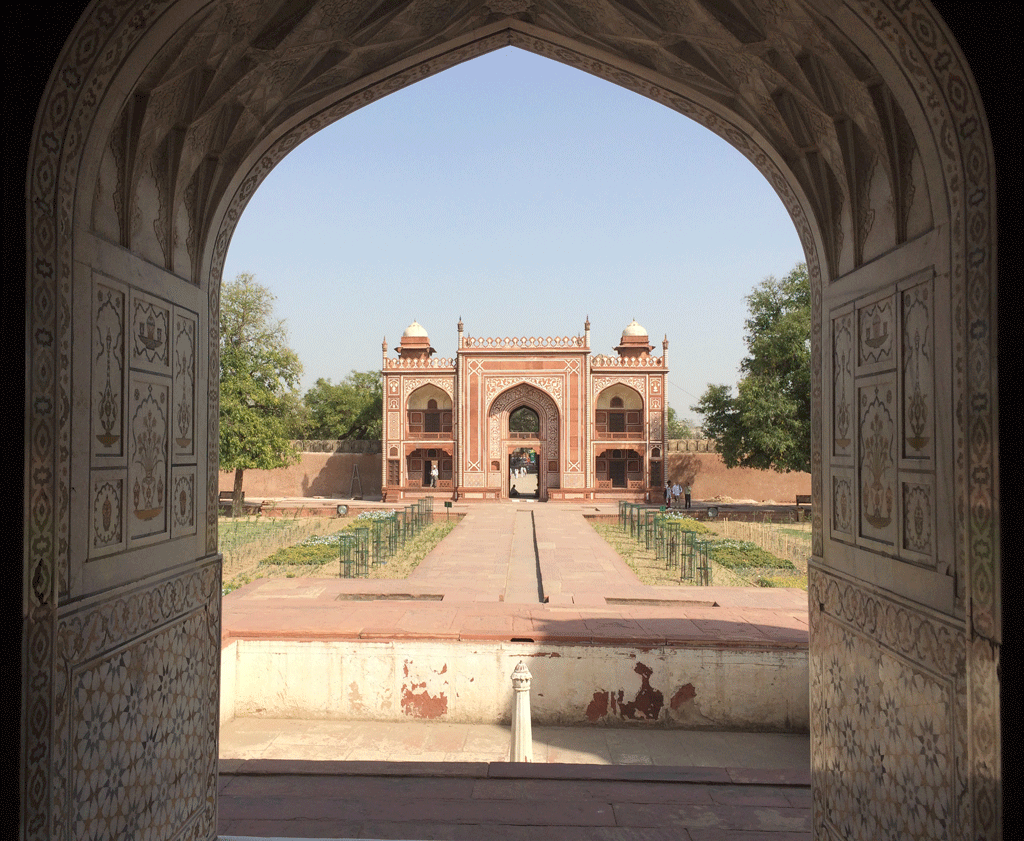 The gate taken from the tomb