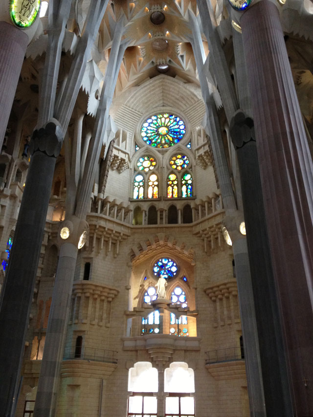 End of the transept on the Passion side