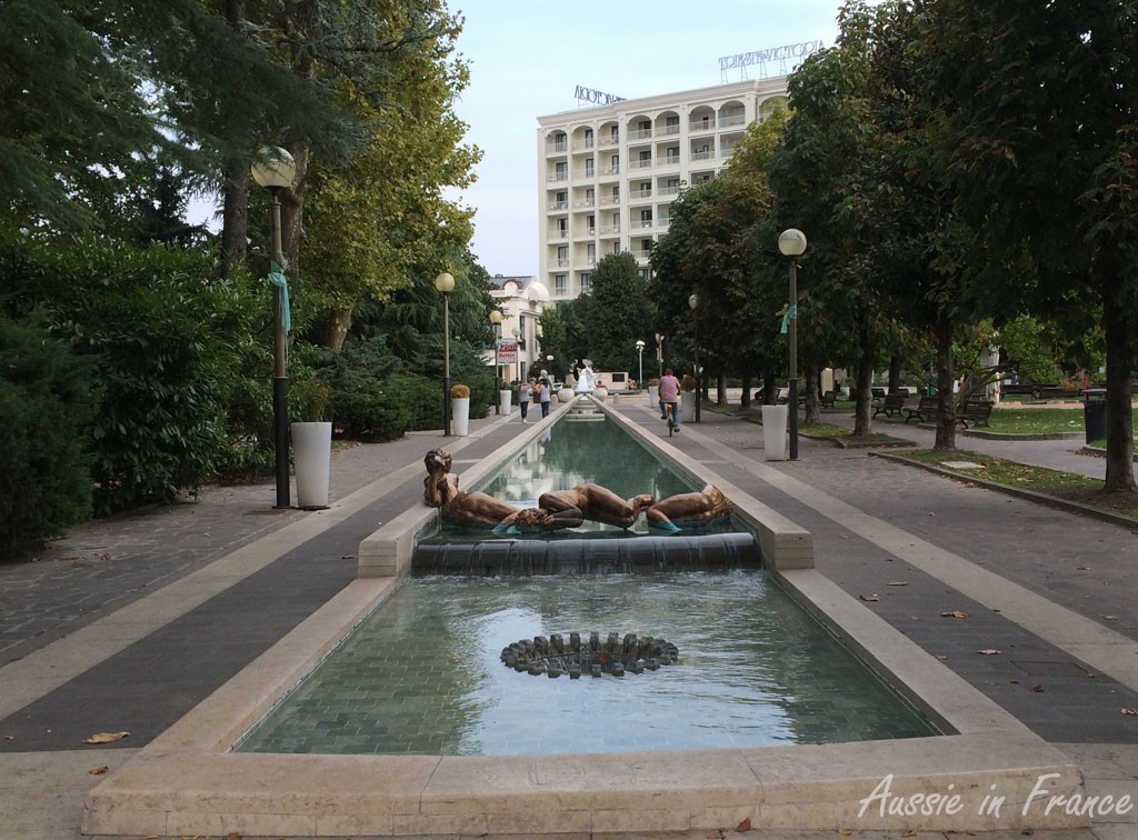 Sculptures in Abamo Terme