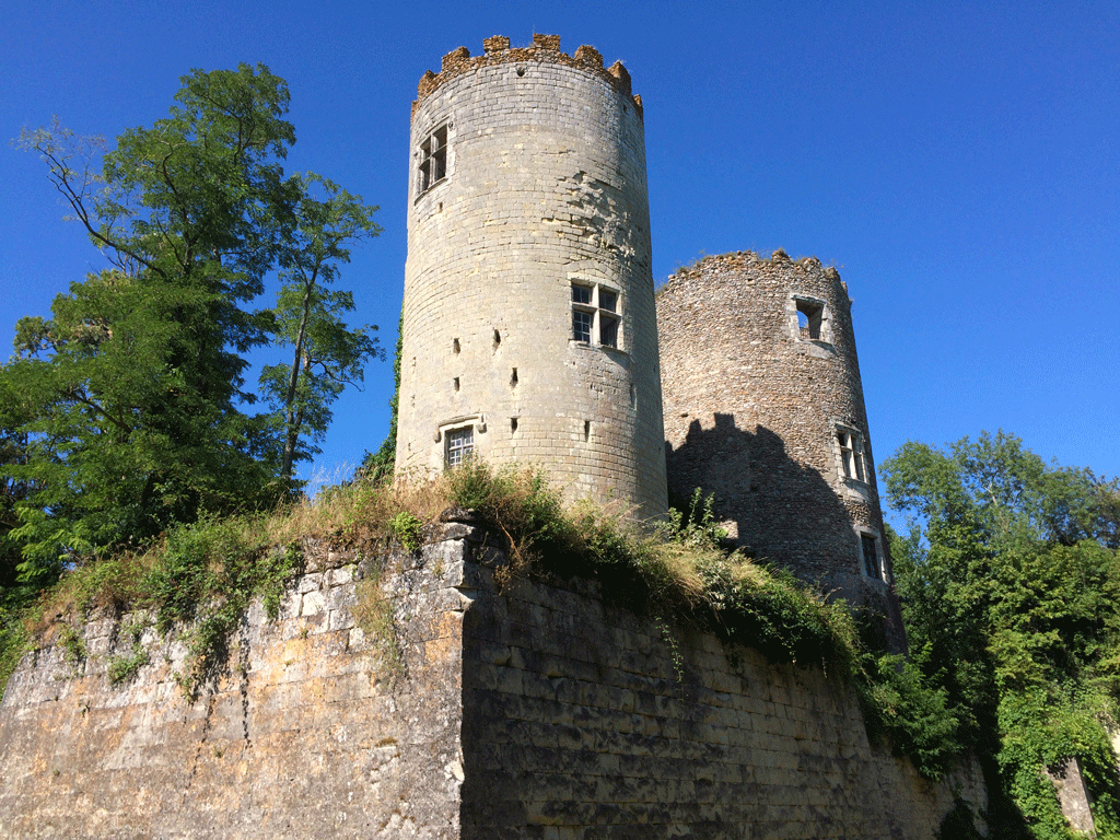 The two 13th century towers