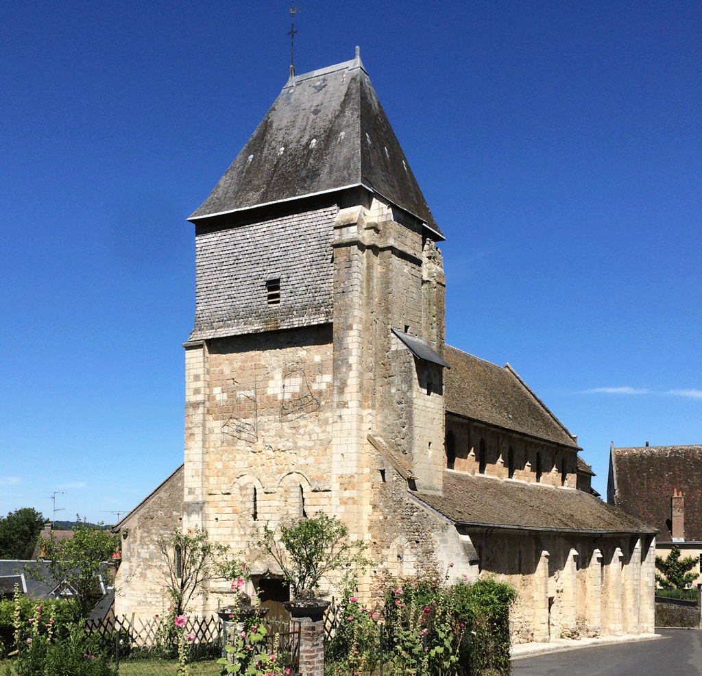 The Romanesque churcvh of Saint Genest probably built at the end of the 11th century