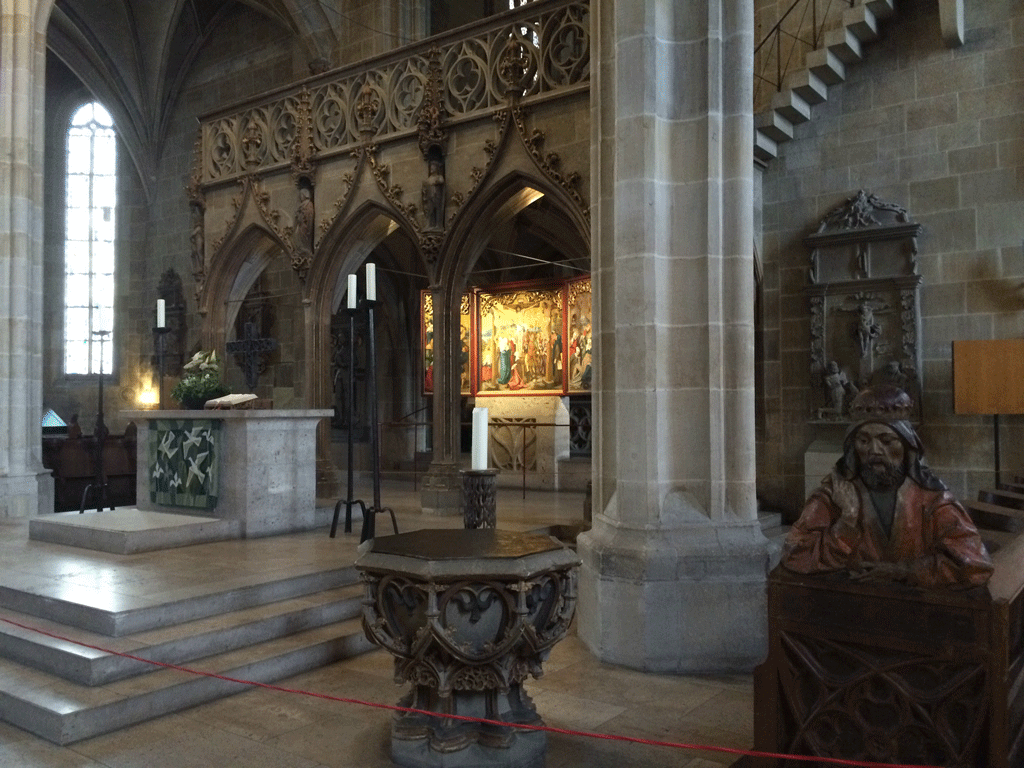 The jube in Tübingen cathedral