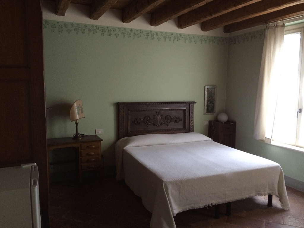 The bedroom in our agriturismo