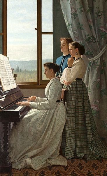 Silvestro Lega "Il Canto di uno stornello"