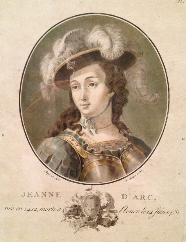 Joan of Arc disguised as a musketeer