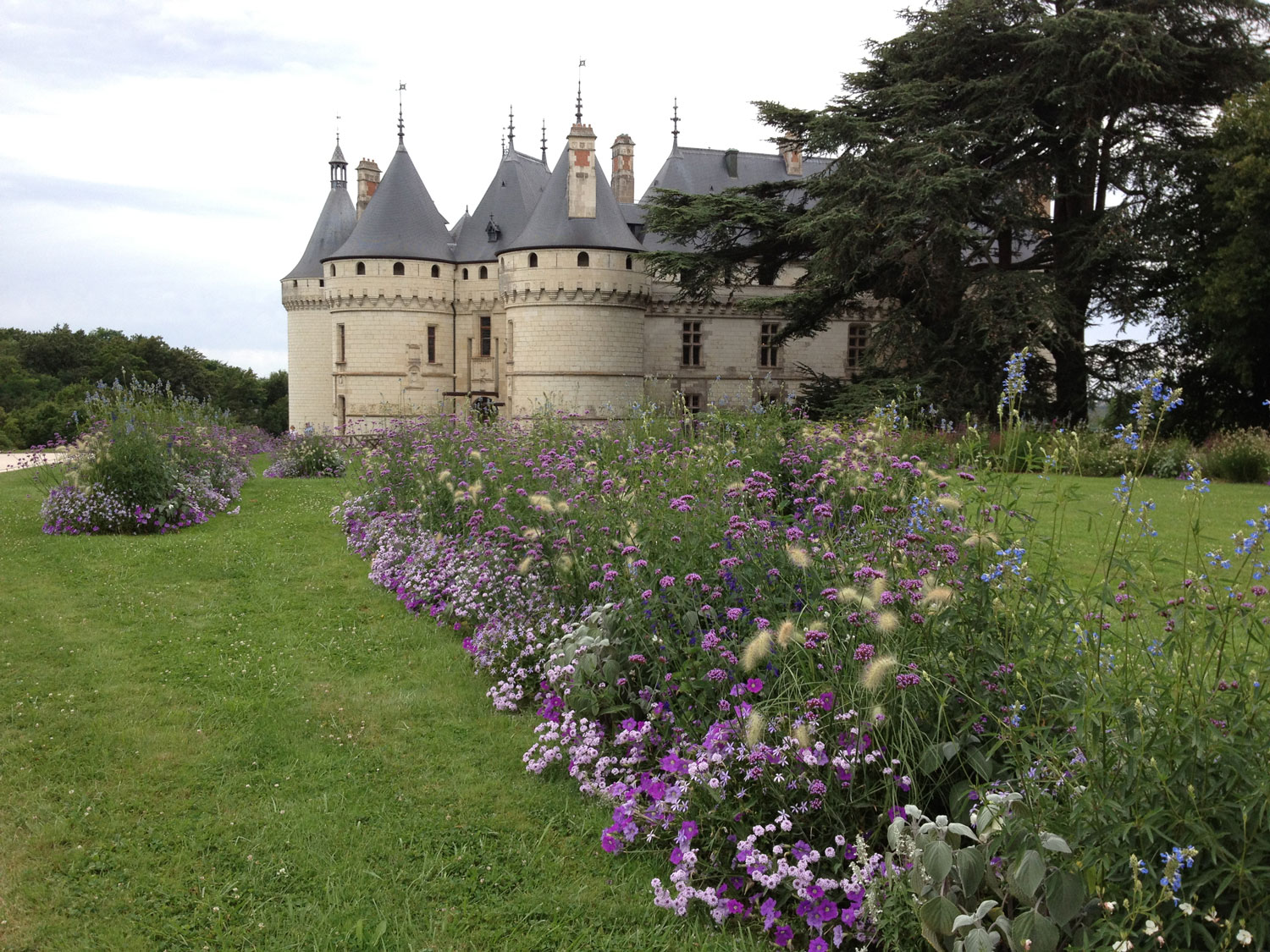 Chaumont from the garden