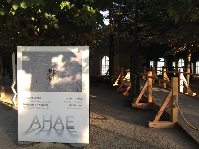 Ahae exhibition last summer in the Carré des Sangliers