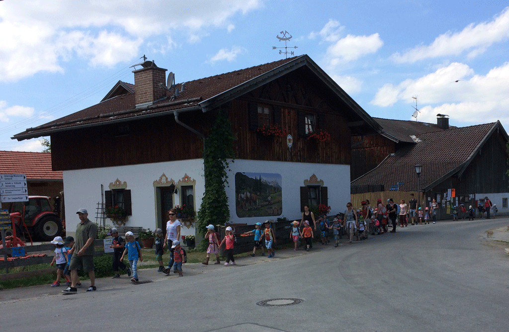 The farm house across the road from the restaurant in Altenau