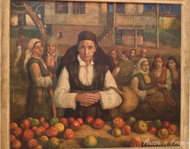 Old Woman with Apples (1933) by Vassil Stoilov (1904-1990)