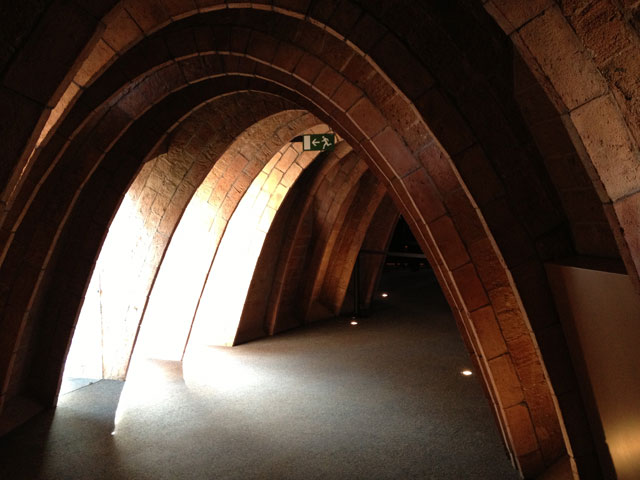 Attic with its catenary arches