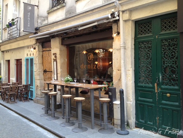 Un autre restaurant dans la rue Montorgueil qui a l'air terrible