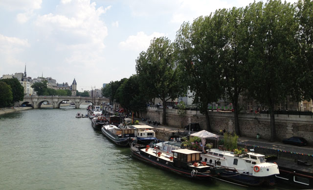Le Cathare from Pont des Arts
