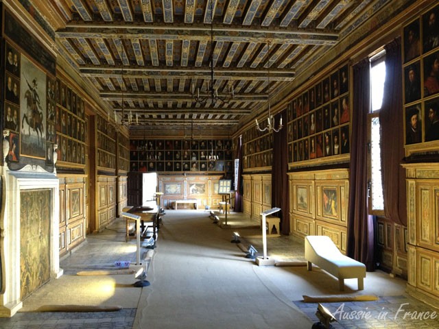 Grand Gallery with its 327 historical portraits