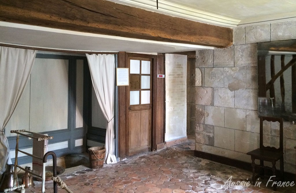 The bishop's bathroom in Meung castle