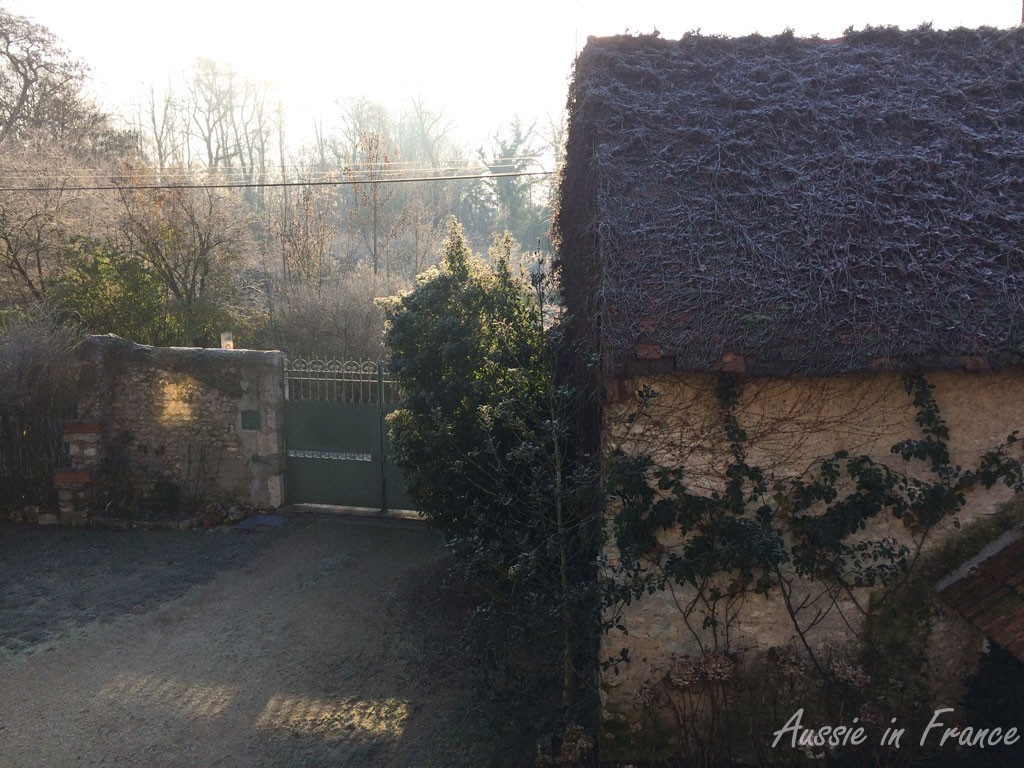 Pale skies on leaving Blois