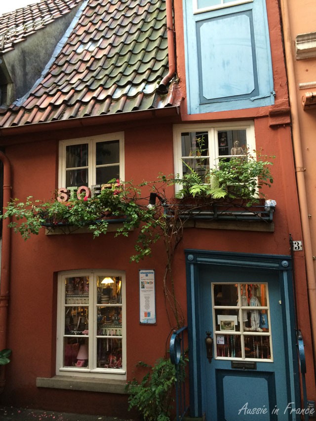The little blue door