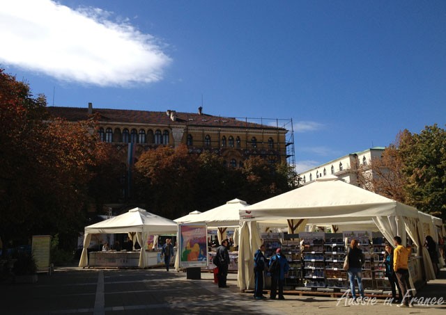 Book fair in Nedelya Square