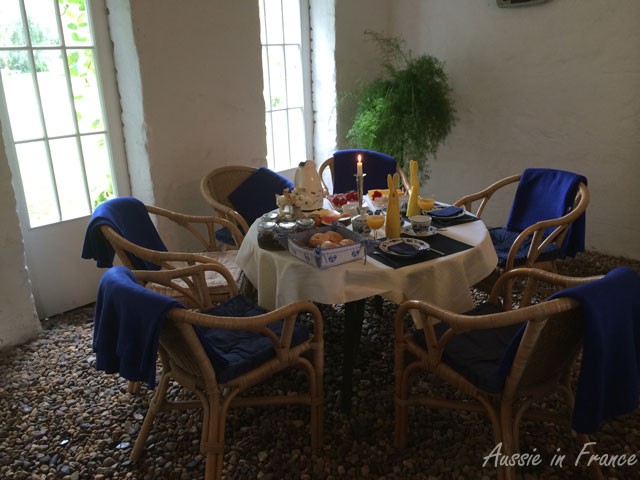 The breakfast room at Kunsthof Pension